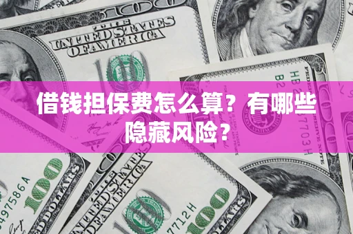 北京借钱担保费怎么算？有哪些隐藏风险？