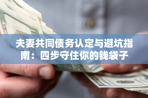 北京夫妻共同债务认定与避坑指南：四步守住你的钱袋子