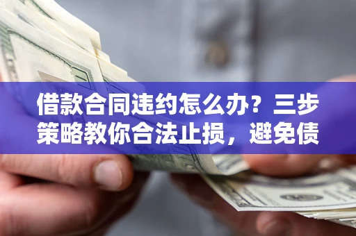 北京借款合同违约怎么办？三步策略教你合法止损，避免债务危机升级