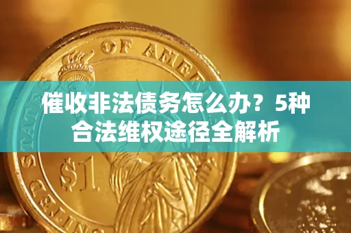 北京催收非法债务怎么办？5种合法维权途径全解析